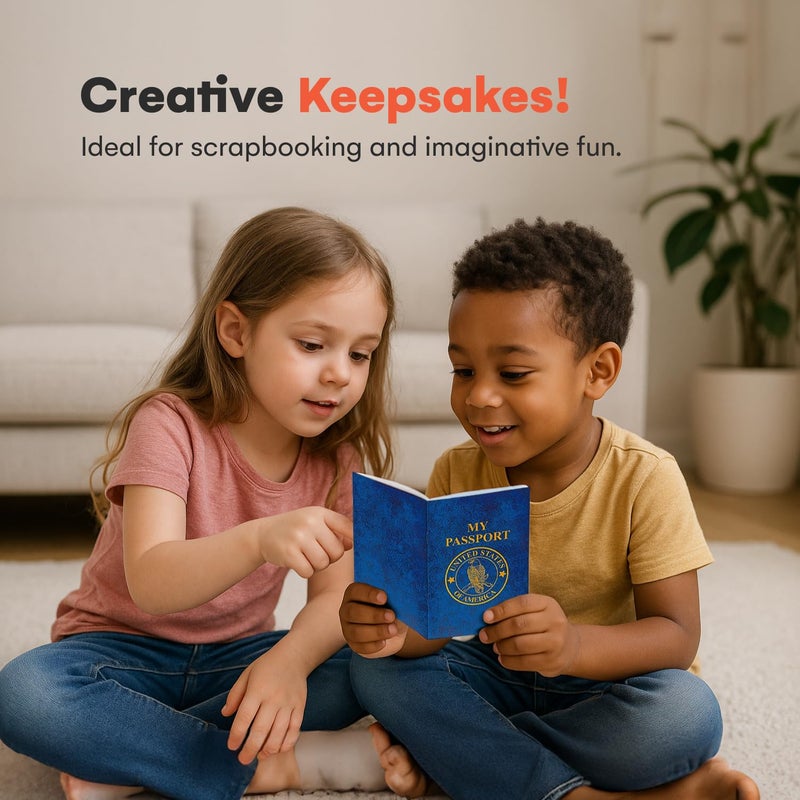 Kicko Passport Sticker Book for Boys and Girls 6in - 12 Pack Pad of Famous Places Motivational Treats, Party Favors, Game Prizes, Wall Decals, Scrapbooks, Collections, School Supplies, Arts and Crafts - Image 4